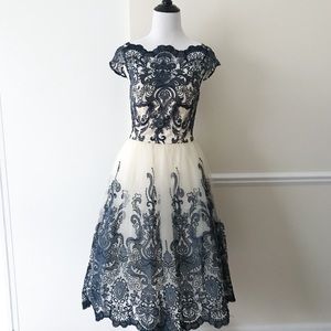 Chi Chi London Lace Overlay Dress